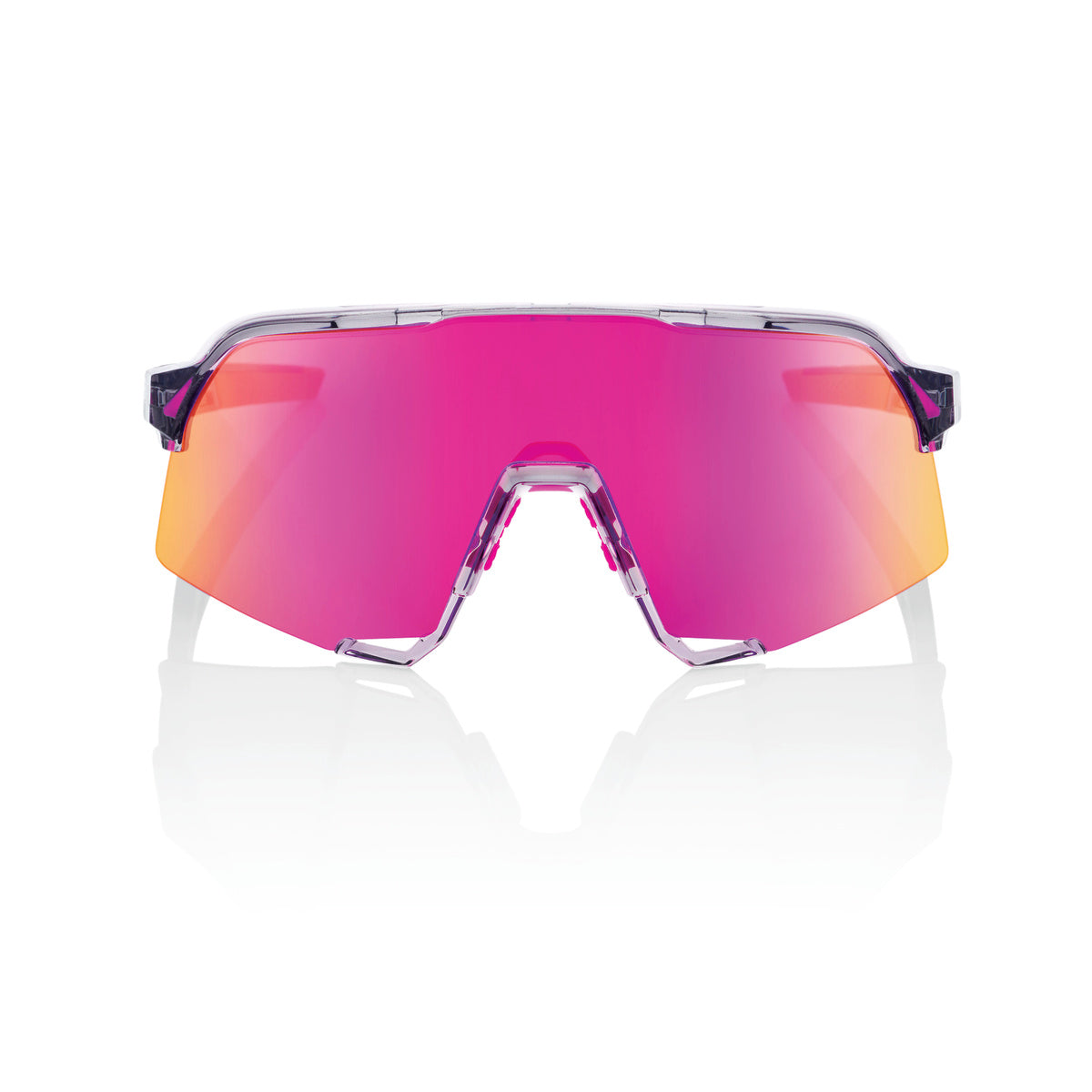 S3 - Polished Translucent Grey - Purple Multilayer Mirror Lens